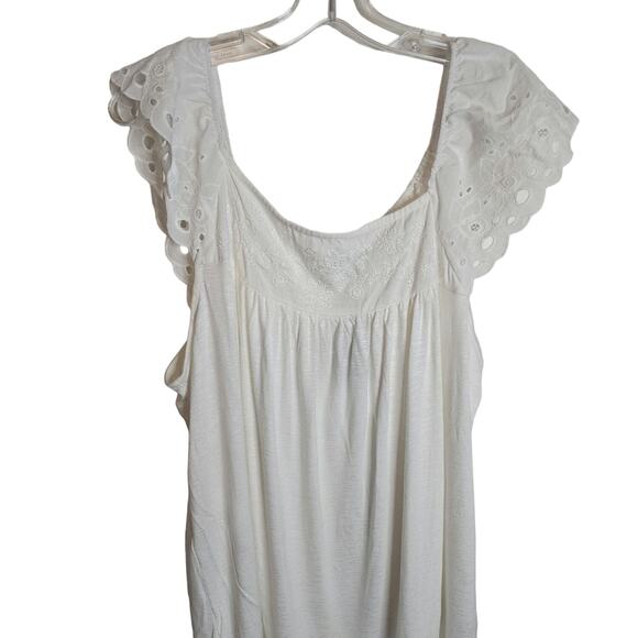 Torrid Knit Square Neck Eyelet Top, NWT, 3X - Picture 3 of 6